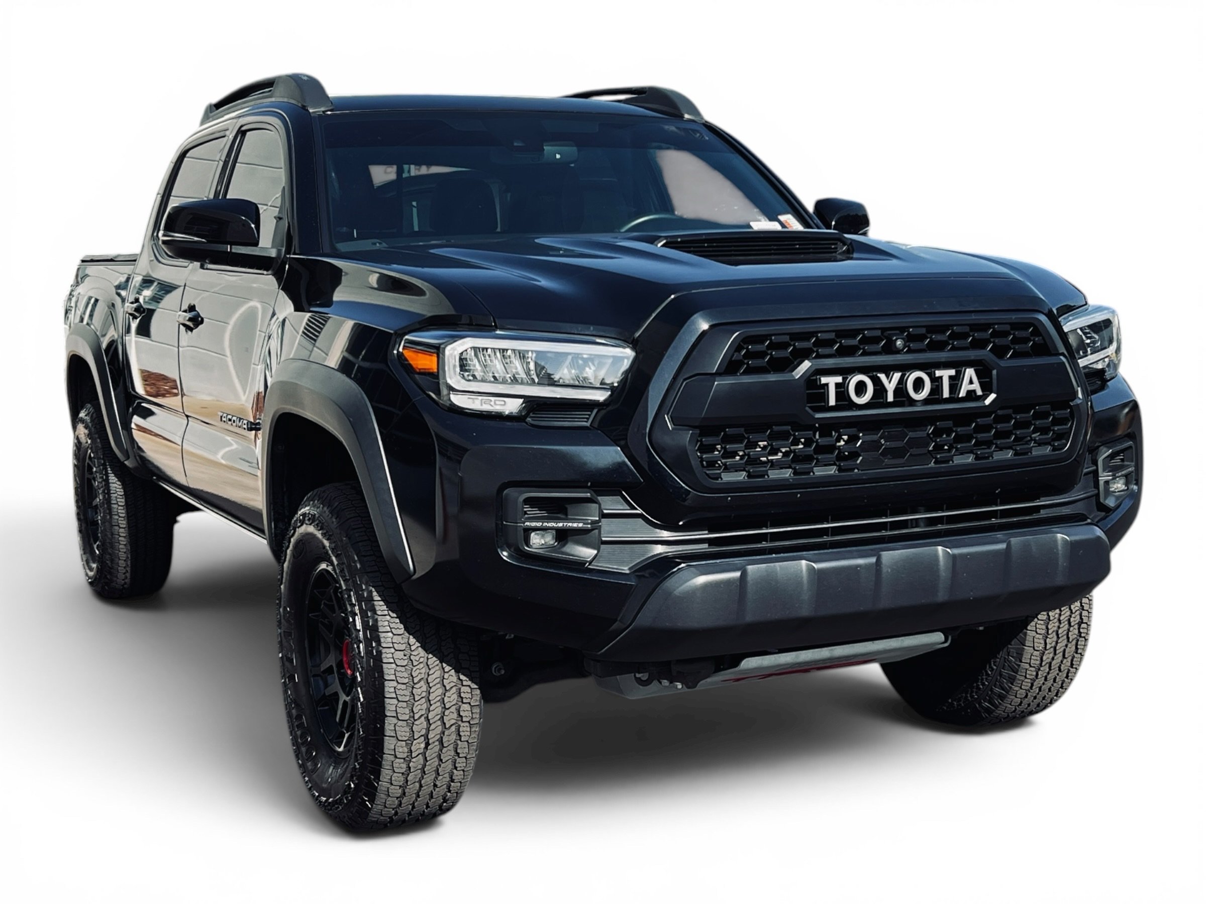 Black Toyota Tacoma parked outdoors